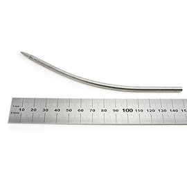 Set of 2 Stainless Steel Paracord, 155 mm Curved Needle Needle Needle for 550 Paracord Bracelets Craft for Ropes, Ganzoo