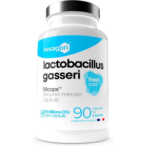 Hexagon Lactobacillus Gasseri – 10 Billion CFU, 90 Acid-Resistant Vegan