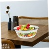 Mikinona Smooth Enamel Bowls with Lids Fresh Keeping Salad Bowls