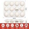 CAKETIME Silicone Muffin Pan, Metal Reinforced Frame Regular Size Cupcake