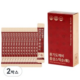풍기도깨비 6년근 홍삼스틱 순 10ml X 15p 150ml 2박스 150ml 2박스 Punggi Dokkaebi 6-Year-Old Red Ginseng Stick Pure 10ml X 15p 150ml 2 Boxes