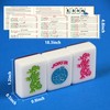 YINIUREN Acrylic American Mahjong Set 166 Mahjong Tile Set 1.2-inch