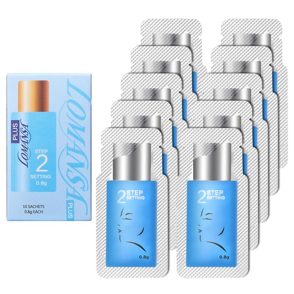 Lomansa Lash Lift Kit, Separate Steps Perming Lotion, Individual Sachets