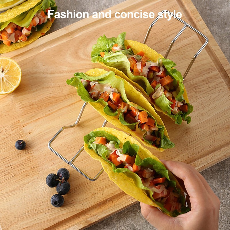 Mollytek Taco Holder, Taco Stand, 2 Pieces, Taco Shell Holder,