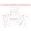 Facial Client Intake Forms, Intake, Consent, Aftercare Instruction | 75