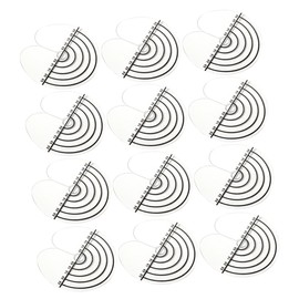 FOMIYES 50pcs Hair Extension Pads Scalp Protector Heat Shield Guards for Hair Heat Protect