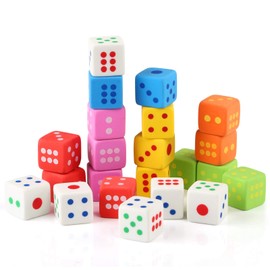 Kesote Gomma per Cancellare Matita Gomma a Forma di Dado Gomma da Cancellare di Multicolore Regalino per Bambini, Set di 24