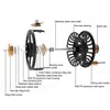 Maxcatch Tail Fly Fishing Reel Light Weight Large Arbor Teflon