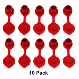 JSP Manufacturing Red Plastic Vent Cap For Fuel Gas Can Compatible with Chilton Briggs Rotopax Gott Anchor (10)