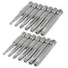 FyMosem 14Pcs Torx Star Head Screwdriver Bits T10-T40 Security Tamper
