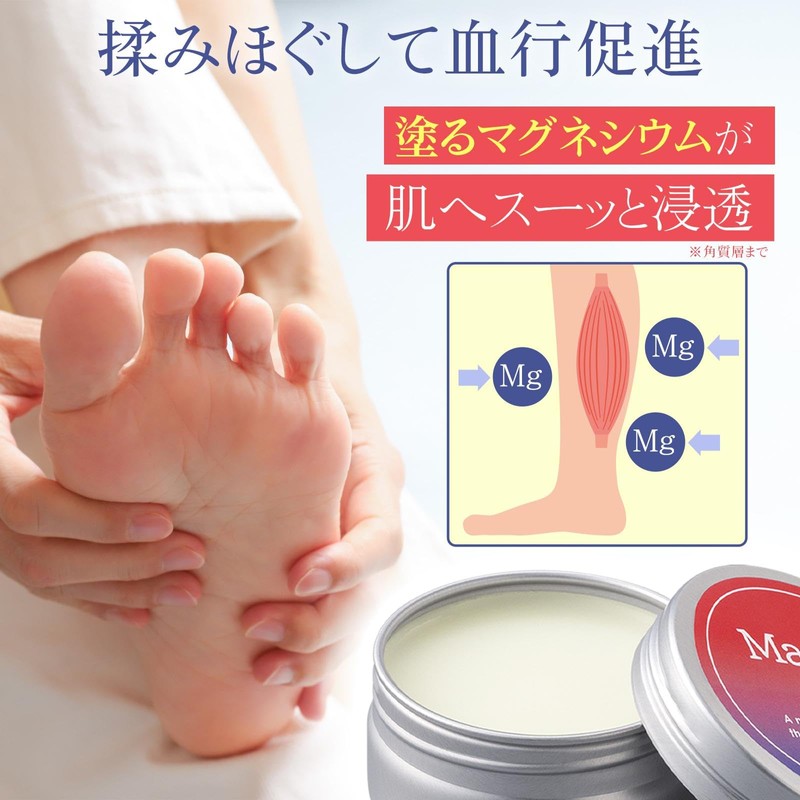 Como Life Magnesium Body Massage, Improves Blood Circulation, Moisturizing, Full