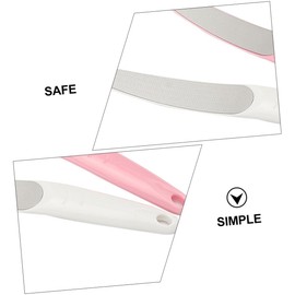 Beavorty 8pcs Stainless Steel Nail Files Manicure Tools for Nail Shaping and Buffing Random Color Easy to Maintain for Home Travel