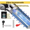 Regadera Mano Alta Presión Con Cabezal De Teléfono Y 8