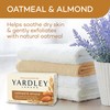 Yardley London Oatmeal and Naturally Moisturizing Bath Bar, Almond (Pack