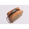HOLZRICHTER Berlin Toiletry Bag (L) - Large Premium Leather Toiletry