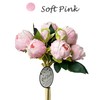 Angel Isabella, LLC Real Touch Peony Bouquet - 6 Blooms
