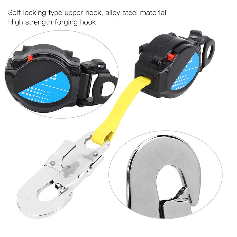 1.6M High Strength Anti Fall Speed Difference Safety Rope Automatic
