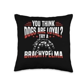 You Thing Dogs Are Loyal? Tarantula Bird Spider Throw Pillow
