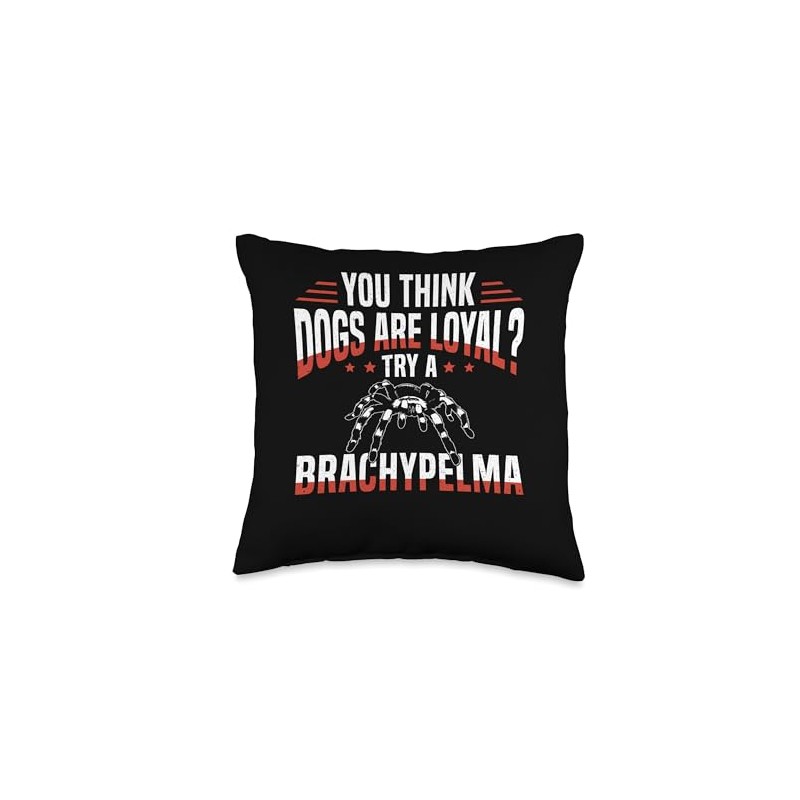 You Thing Dogs Are Loyal? Tarantula Bird Spider Throw Pillow
