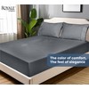 Royale Linens - Sábana bajera ajustable 100% algodón