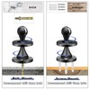 8 Pack Magnetic Door Stops, Black Door Stops, Wall Floor