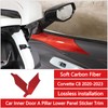 Inner Door A Pillar Lower Panel Anti-Scratch Protection Cover Trim