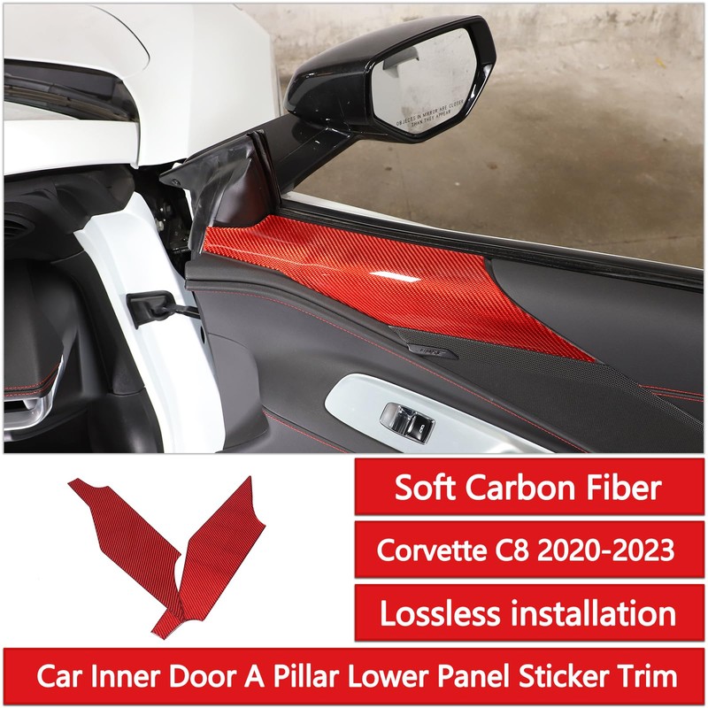 Inner Door A Pillar Lower Panel Anti-Scratch Protection Cover Trim