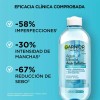 Agua Micelar Ácido Salicílico Desmaq 400ml Acné Garnier Azul