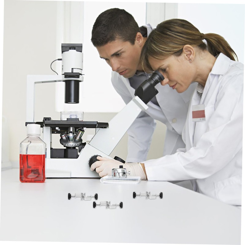 Ciieeo 3pcs Lab Stand Rod Clamp Holder: Adjustable Bosshead Clamp