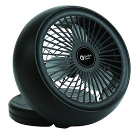 Comfort Zone 4 Inch USB and Battery Fan with Folding Base