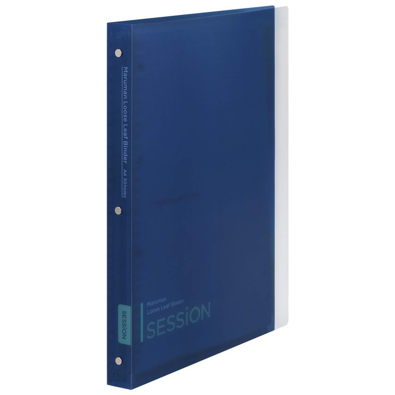 Maruman F584-02 Loose Leaf Binder, A4, Session, 30 Holes, Blue
