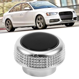 Aramox Radio Knobs Compatible with A4 A5 Q5, Rotary Switch, Manual Operation, Popular Color, Volume Control Knob Replacements 8T0919070B