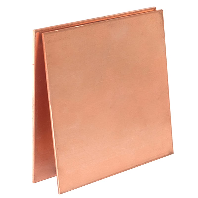 AcbbMNS 1 Piece 99.9% Pure Copper Sheet Metal 200x200mmx1mm T2