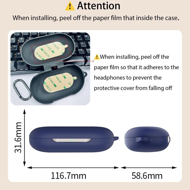 USTIYA Case for Xiaomi Openwear Stereo Wireless Headphones Protection Cover