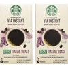 Starbucks Via Ready Brew, Decaf Italian Dark Roast Instant Coffee,