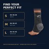 Ankle Support Compression, Slip-On, Running, Size L