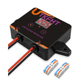 Upgrade DC12-36V Low Voltage Protector, Digital Disconnect Switch, Current Cutoff Module for Lead-Acid, Lithium-Ion Batteries and Power Wheel Adapter