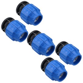 32mm MDPE End Stop Water Pipe Cap Shut-Off Compression Fitting Coupling 5PK