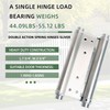 AnvFlik 8inch Double Action Spring Hinges, Self Closing Door Hinges