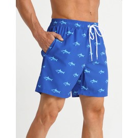 APTRO Mens Swim Trunks with Compression Liner 2 in 1 Swim Shorts 5 inch Inseam Quick Dry Bathing Suit Men with Lining Pockets MP318 3X