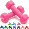 Portzon Weights Dumbbells 10 Colors Options Compatible with Set of