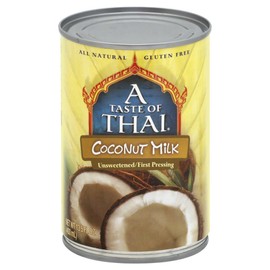 A Taste of Thai Coconut Milk, Gluten Free 13.5 OZ (Pack of 12)