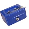 Cash Box with Money Tray Metal Storage Safe Lock Box