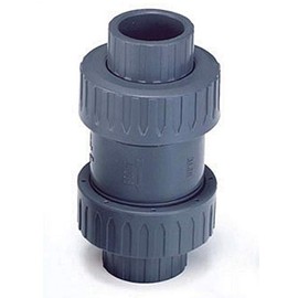 Check Valve,PVC,1-1/2",FKM,Socket