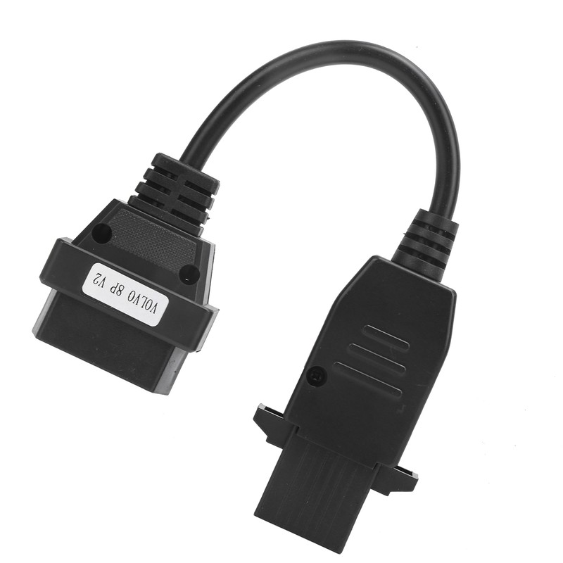 30cm Car OBD2 Diagnostic Cable Adapter 8PIN to 16PIN Plastic