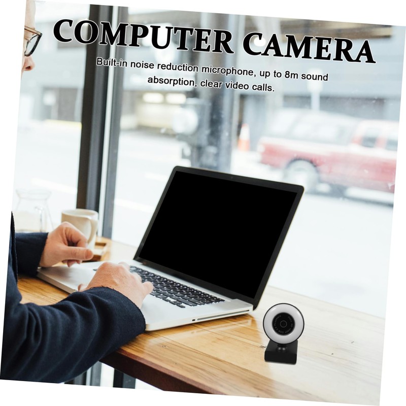 Operitacx Web Camera Ring Light Usb Webcam Brightness for Video
