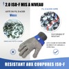 AovYoo Level 5 Cut Resistant Gloves, Men Protective Safty Work