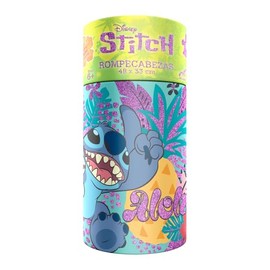 Novelty Corp Rompecabezas Infantil Stitch 60 Piezas, Cilindro