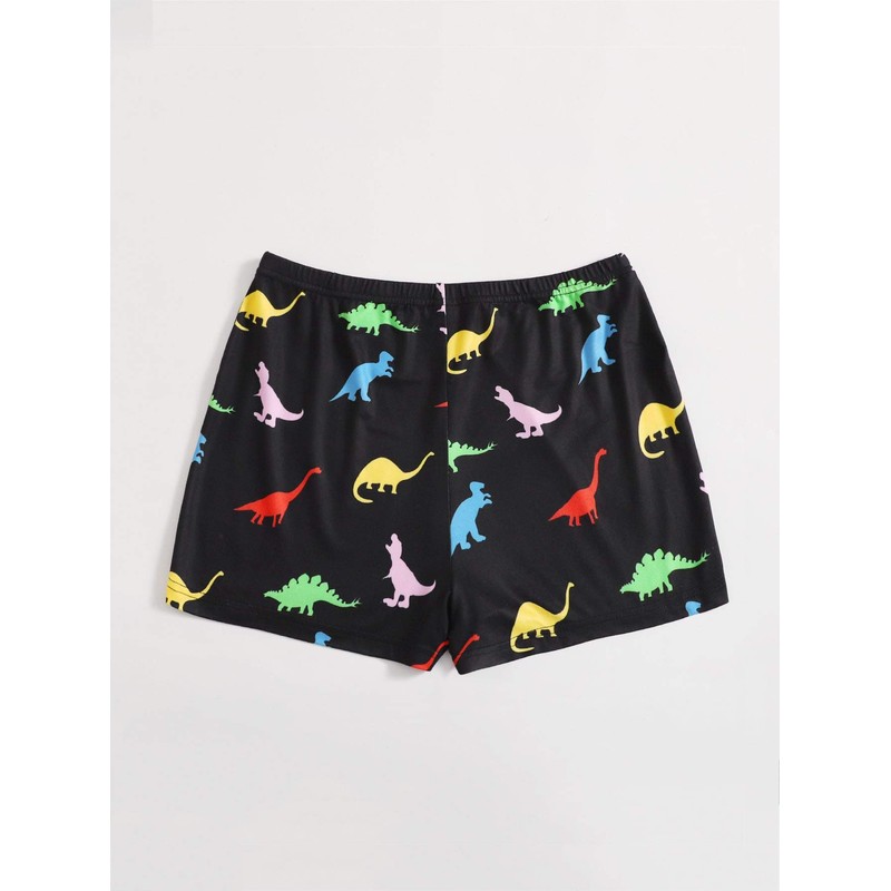 Floerns Pantalones cortos de verano para mujer, con estampado de
