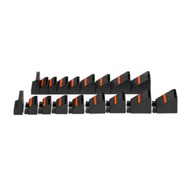 ToolBox Widget Basics Wrench Organizer - Rubber Wrench Holders for Tool Drawer - Modular Toolbox Organizer System - 4 Pack, 64 Holders